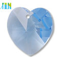 Multicolor Herzform Kristall Anhänger Perlen, lose Pfirsich Herz Glas Kristall Anhänger Größe 14mm Großverkäufe